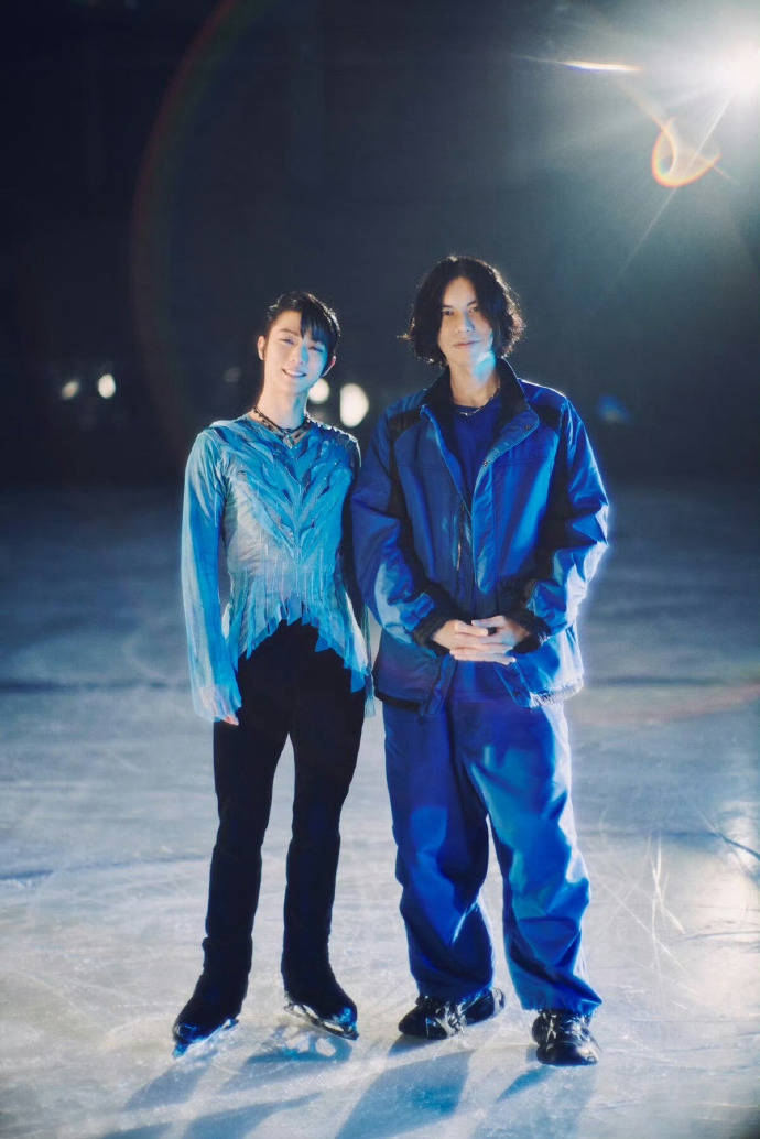 梦幻联动！羽生结弦与米津玄师合作 同框写真美如画